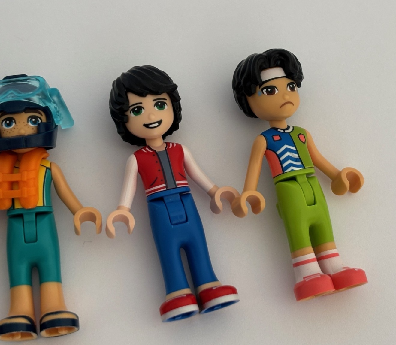 LEGO Friends Men Boy Man Male Minifigure Lot of 5 Ollie Niko Ethan Jackson Lot A