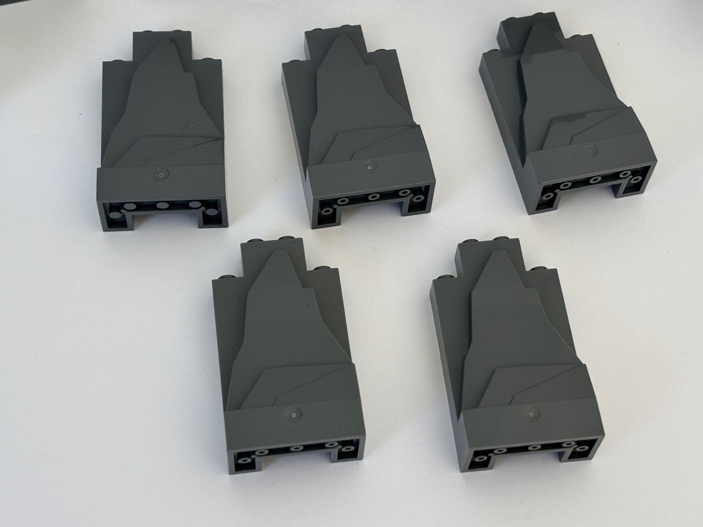 LEGO Lot of 11 Castle Window Rock Wall Panels Burp Lurp Dark Bluish Gray (Lot B)