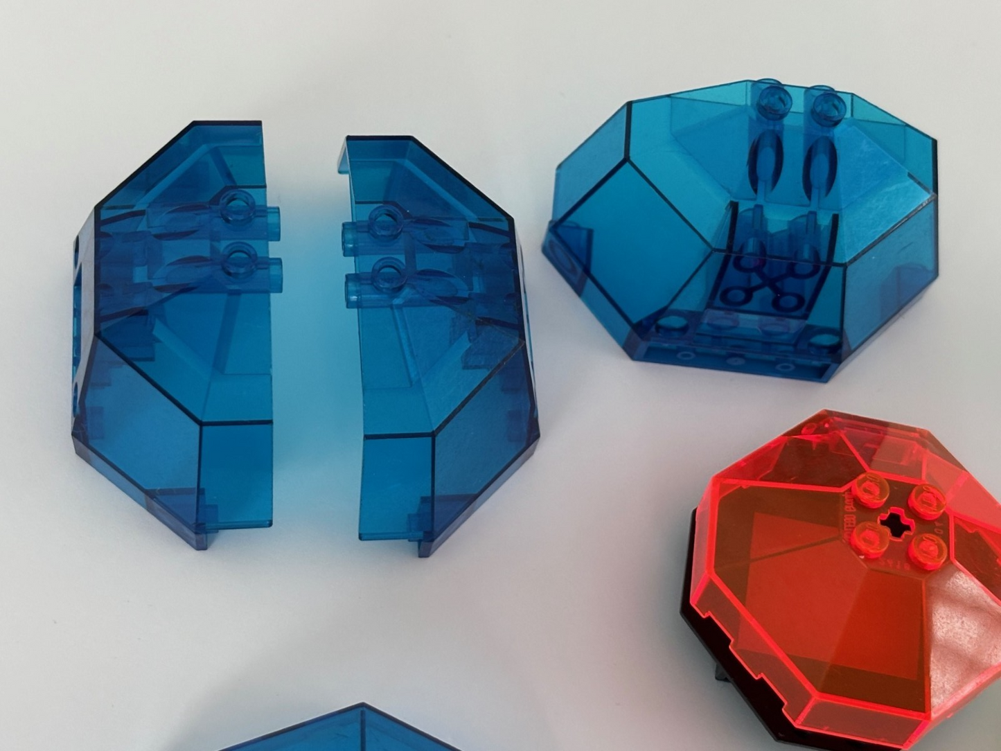 LEGO Space Dark Blue Green Neon Orange Translucent canopy windscreens Lot of 15