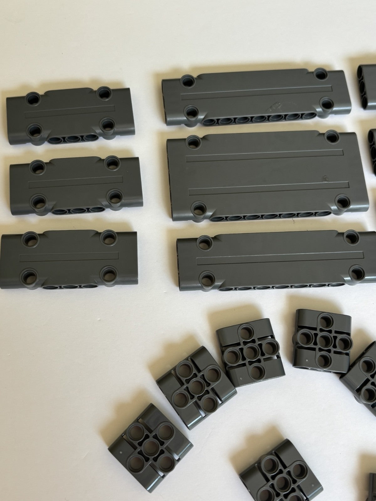 LEGO Technic Lot of 25 Technic Panel Plate and More Gray 64782 15458 39793