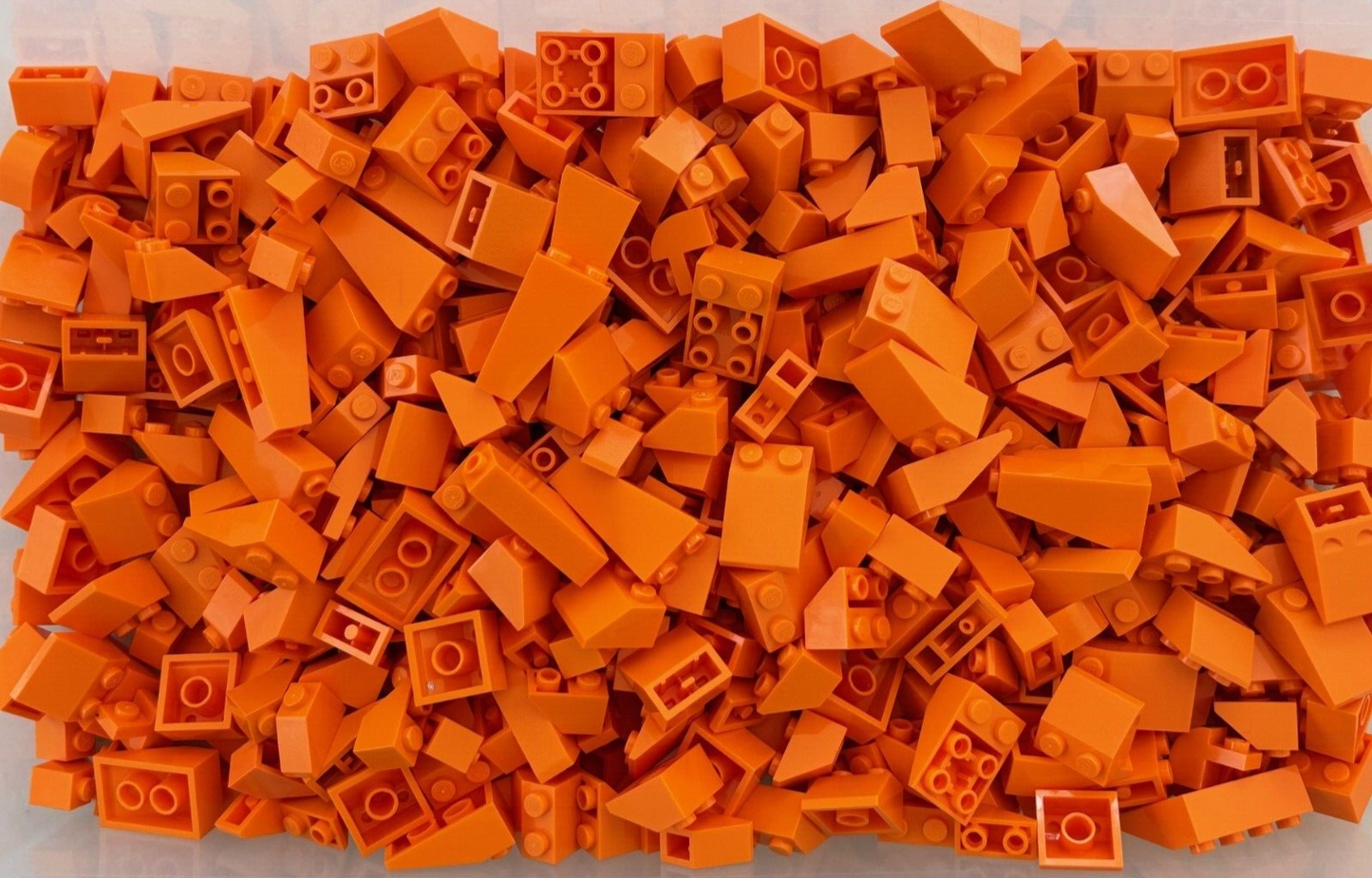 SHIPS FREE!! LEGO 50 Slope - ORANGE 3039 3037 3678 4460 3684 3298 MIXED CASTLE