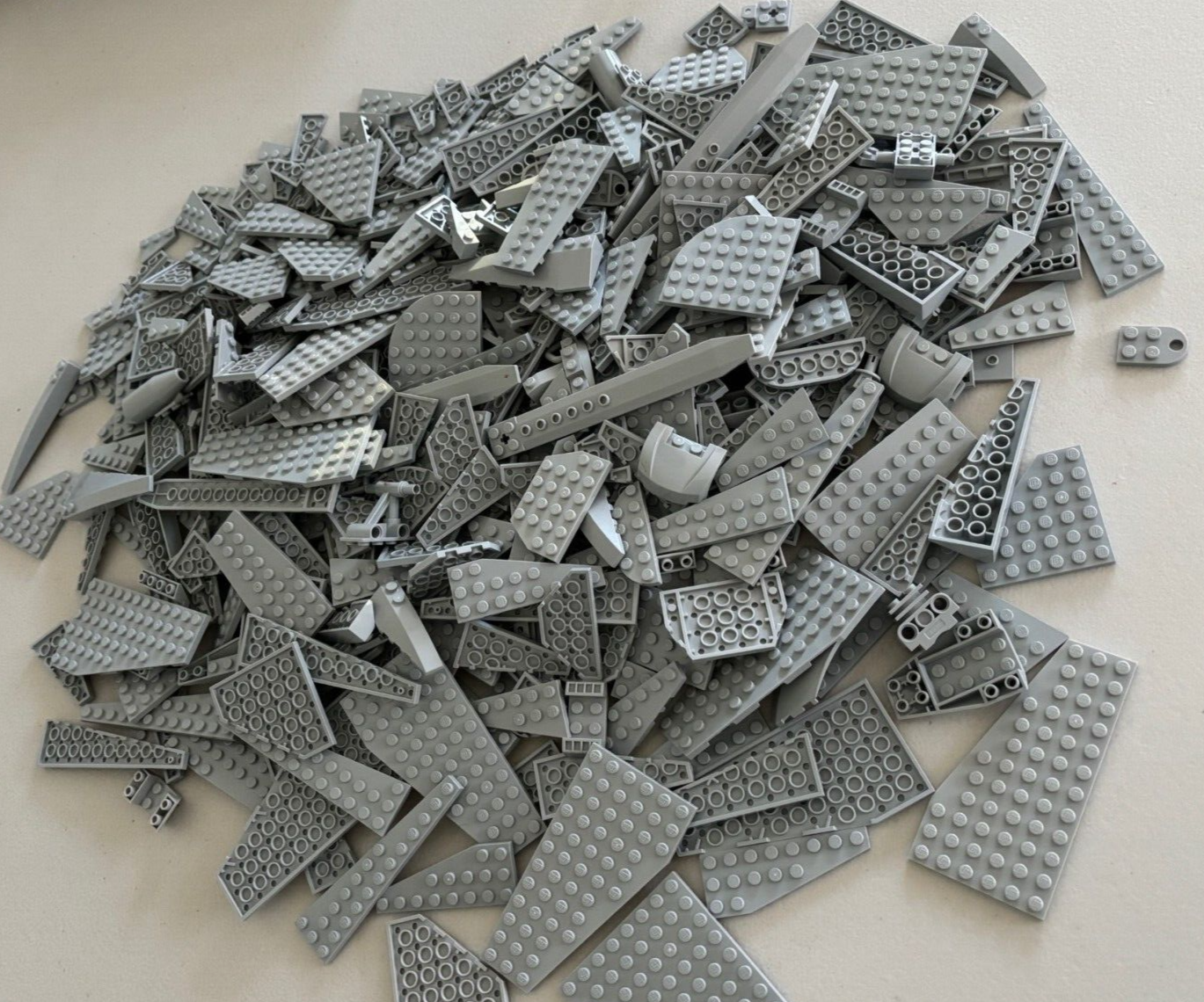 SHIPS FREE!! LEGO LOT 100 LIGHT BLUISH GRAY WEDGE WING PLATES 12x3 6X3 STAR WARS