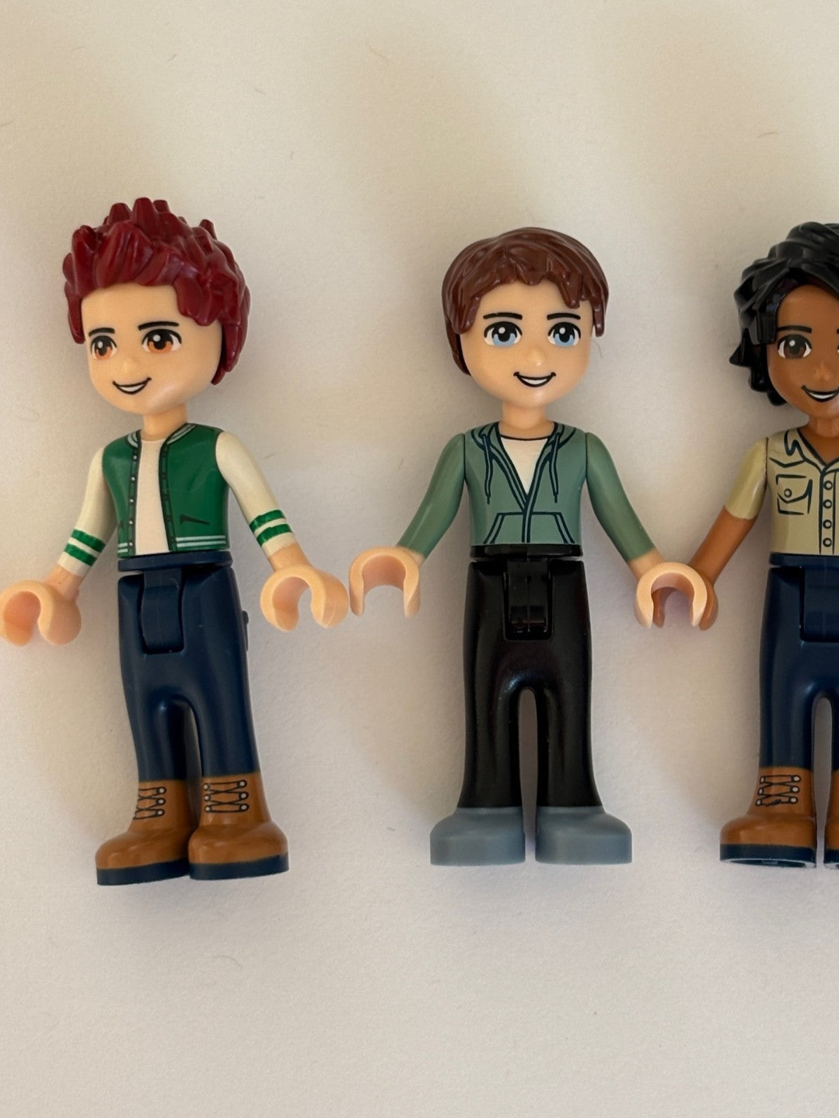LEGO Friends Men Boy Man Male Minifigure Lot of 4 (Lot B) Daniel Matthew Dean