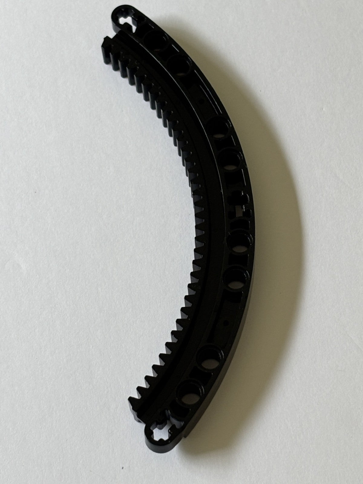 SHIPS FREE! LEGO Lot of 7 Black Technic, Gear Rack 11 x 11 Curved 24121