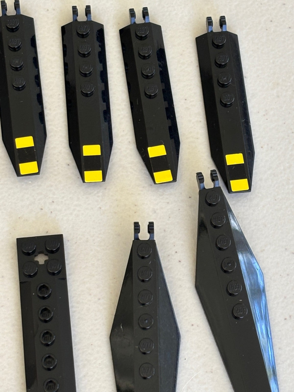 SHIPS FREE LEGO lot of 44 Helicopter Blades Rotors city vehicle 62743 Mixed Part