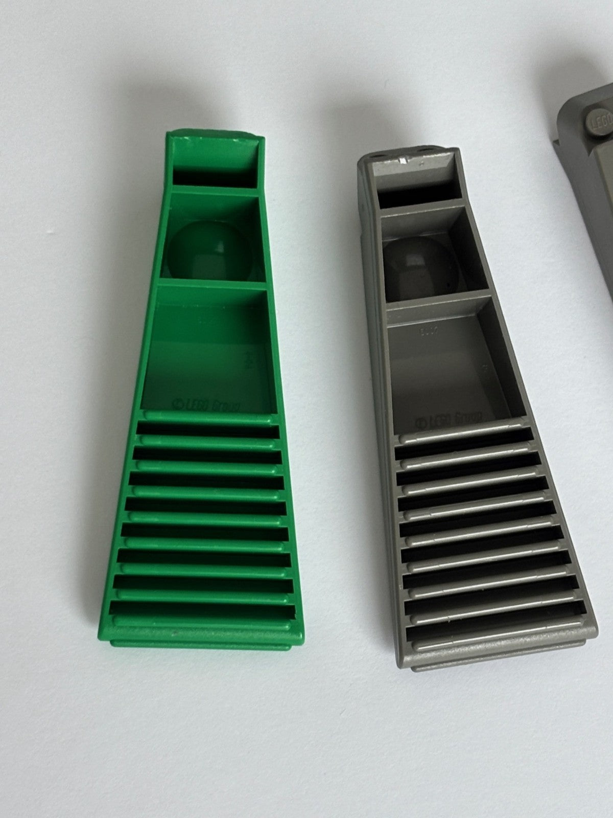 LEGO Lot of 4 6007 Wide Brick Separator Green Dark Gray Vintage