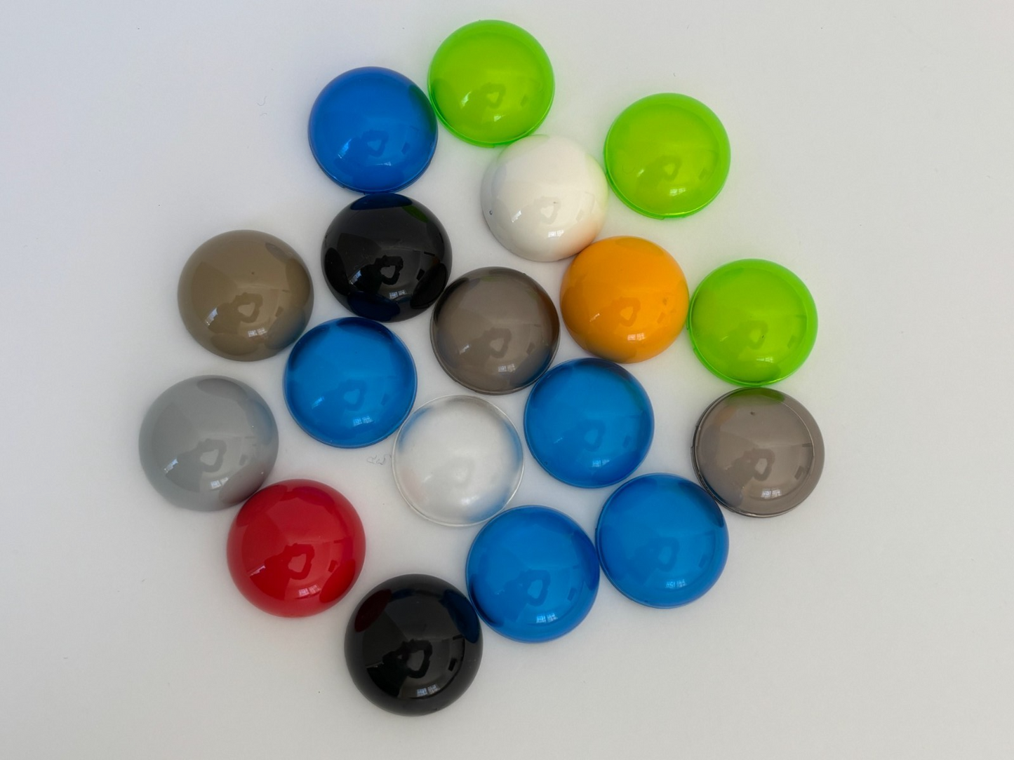 LEGO Lot of 18 Parts 86500 Cylinder Dome Hemisphere 4x4