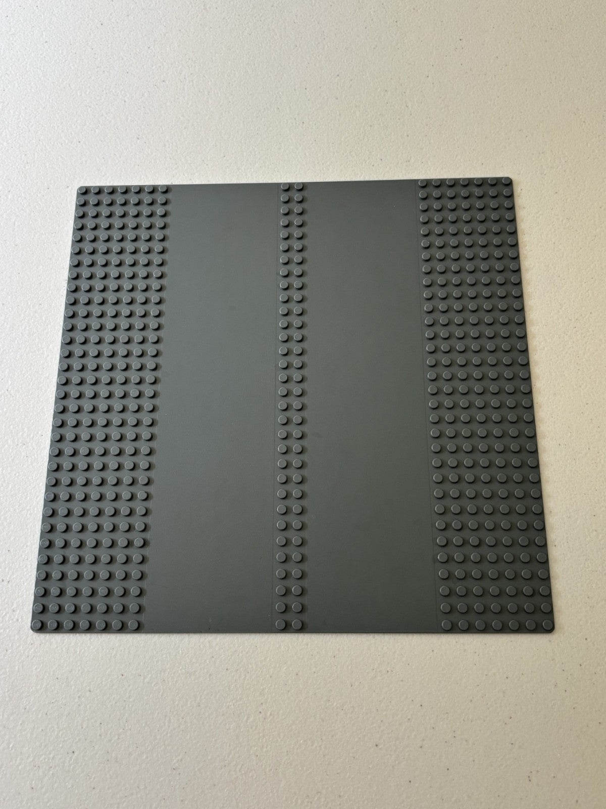 LEGO Dark Bluish Gray Baseplate 32 x 32 (10 x 10 Inch) Plate 3811 and Road Plate
