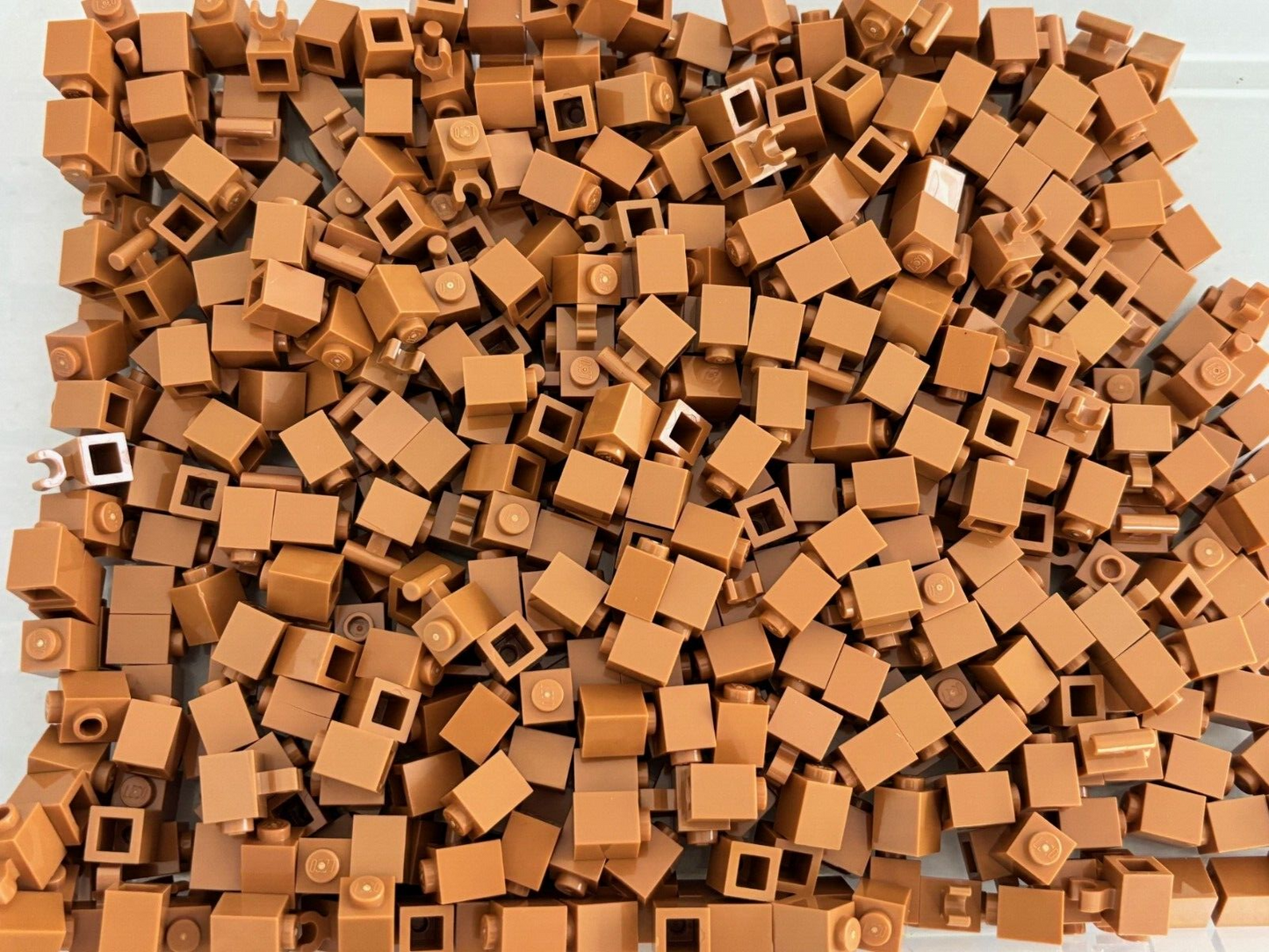 SHIPS FREE!! Lego 1x1 Brick MEDIUM NOUGAT 3005 Mixed types 1x1 Bricks Lot of 50