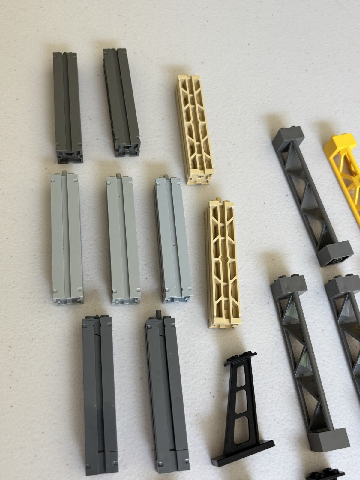 LEGO Lot of 52 Support Girders Columns Triangular etc (C)