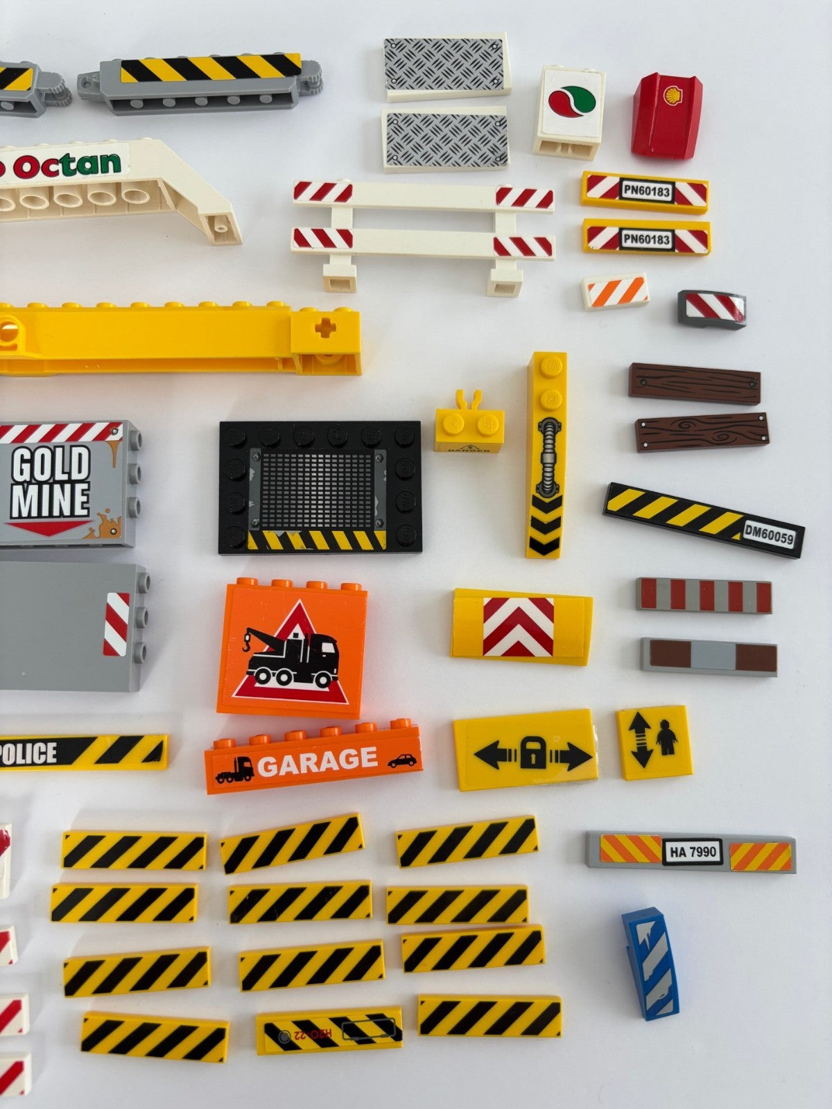 LEGO Lot 68 Train Road Tile Brick Decorate Decal Printed Sticker Construction (A