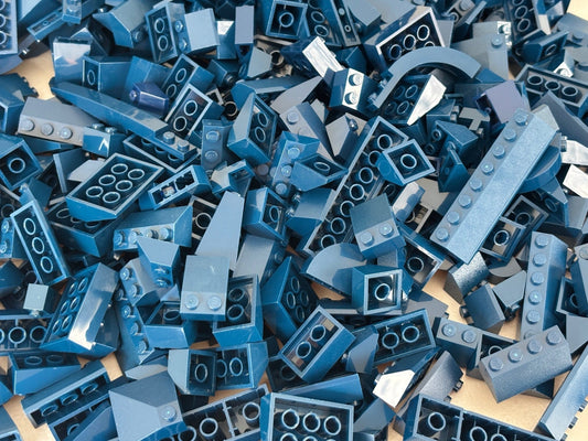 LEGO 100 Slope DARK BLUE 3039 3037 3678 4460 3684 3298 MIXED CASTLE STAR WARS