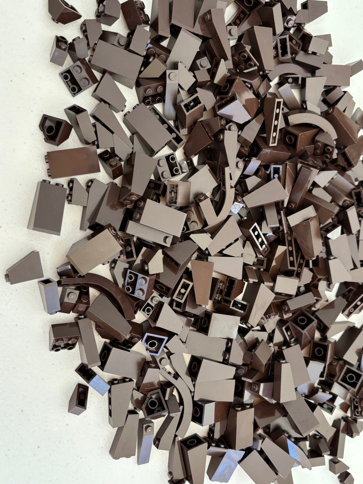LEGO 50 Slope DARK BROWN 3039 3037 3678 4460 3684 3298 MIXED CASTLE