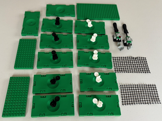 LEGO - Soccer Field Stadium HUGE Piece Parts Lot (Lot 4)