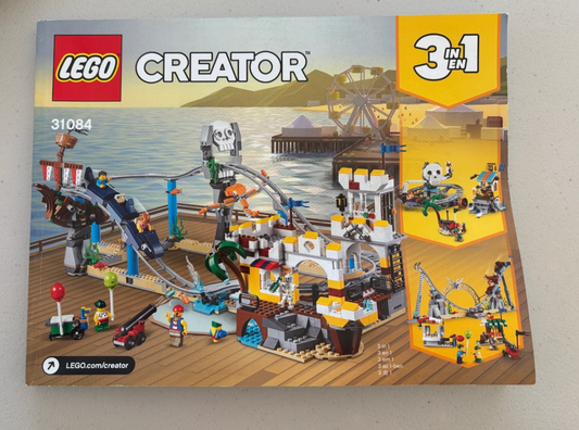 LEGO Creator 31084 Pirate Roller Coaster Instruction Manual Book ONLY *No Parts*