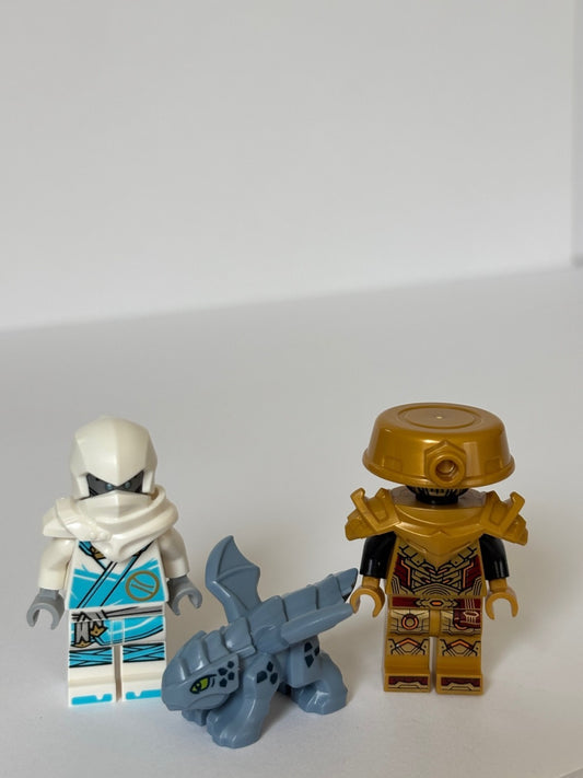 LEGO Ninjago Lot of 3 Imperium Guard Dragons Rising Zane Riyu Baby Dragon