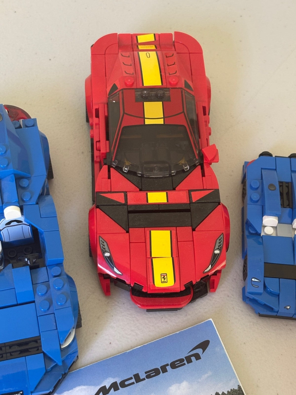 LEGO Lot of Cars SPEED CHAMPIONS FERARI MCLAREN Vehicle comes as shown (Lot D)