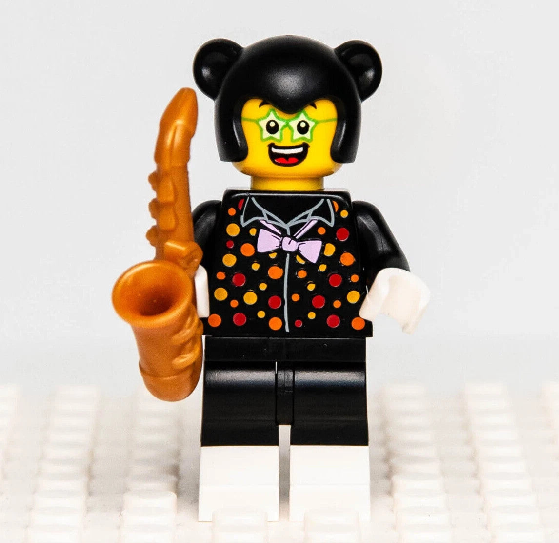 LEGO BAM 2023 Minifigure Halloween Party Black Cat Girl Costume Sax - Out of Bag