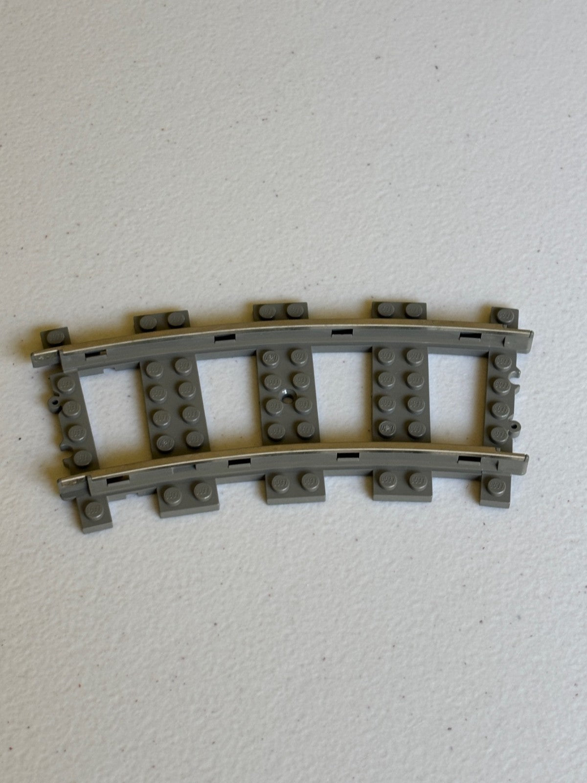 LEGO 9V Train Tracks in Dark Gray Curved 2865 Lot of 7