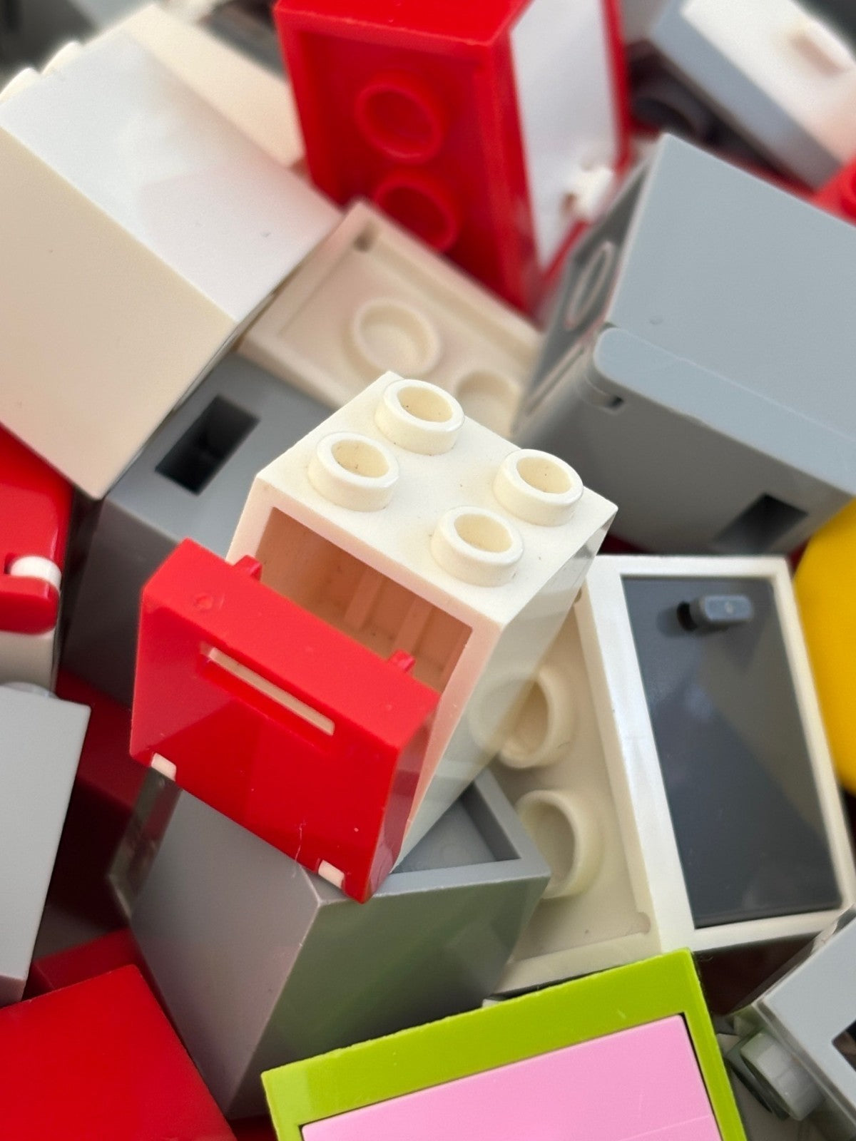 LEGO BULK RANDOM LOT OF 25 CONTAINER BOX  MAILBOX CUPBOARD CABINET ETC 4346 4532