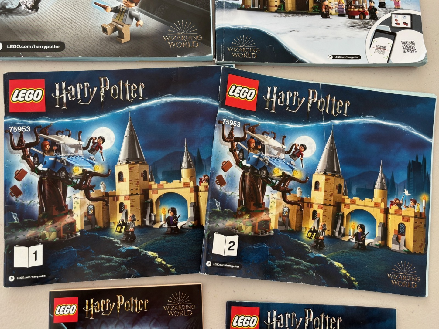 LEGO HARRY POTTER  INSTRUCTION BOOK BOOKLETS MANUALS ONLY 75955 75953 75969 (B)