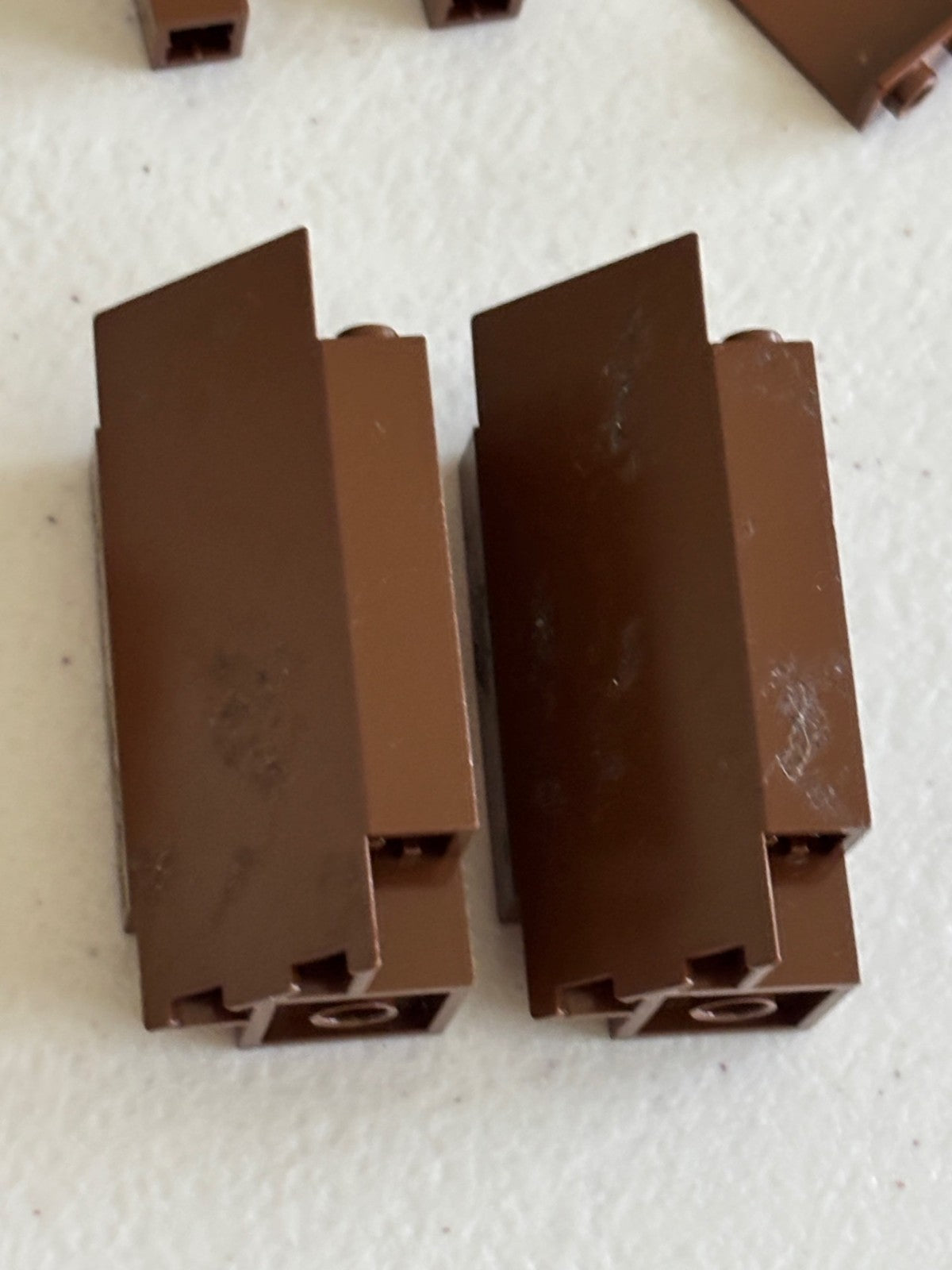LEGO Lot of OLD VINTAGE BROWN PARTS Castle Mixed Arches Panels Bricks 30140 2345