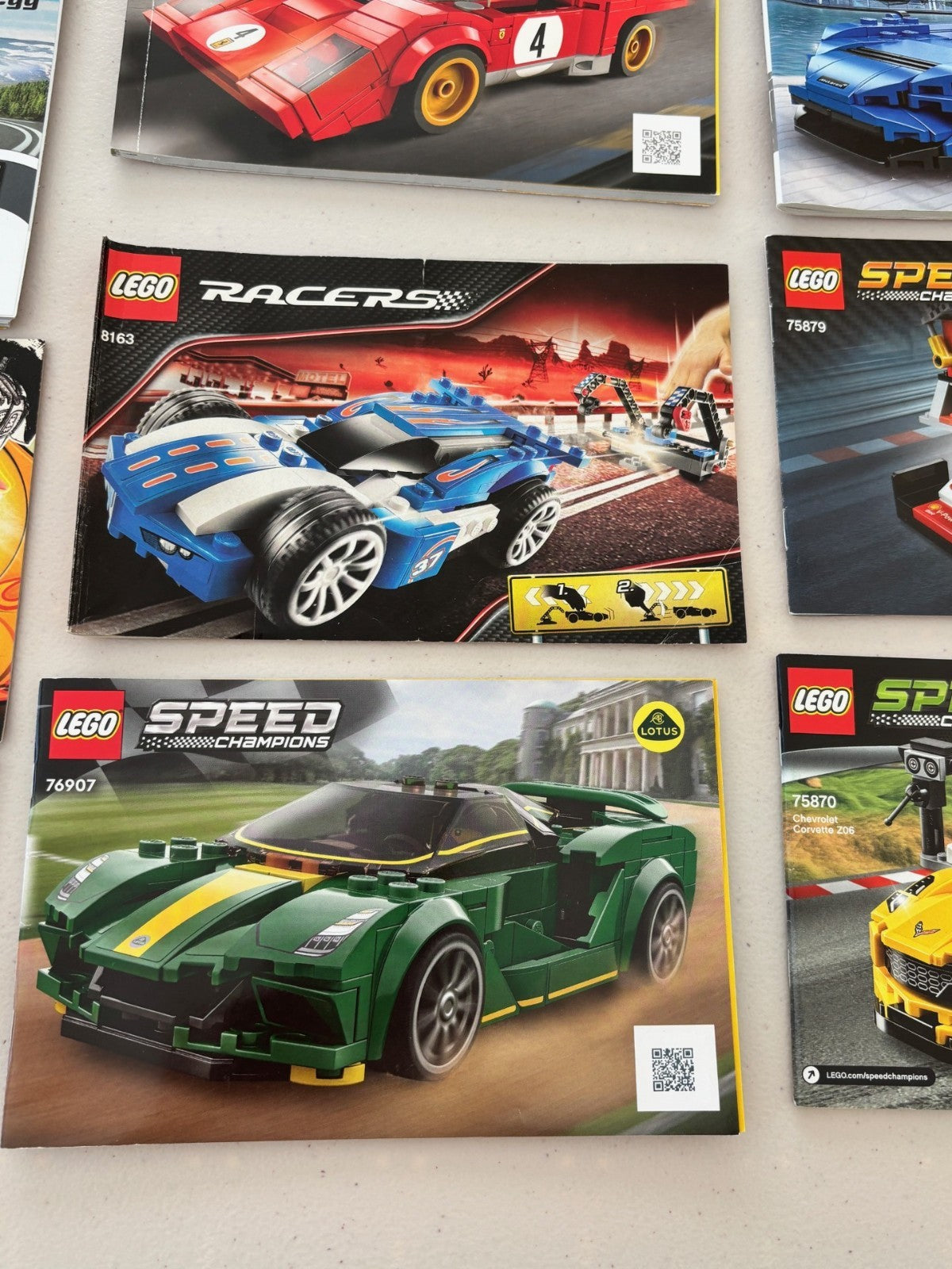 LEGO Speed Champions Racers Car Instructions Manual Only Lot 76907 76906 76900