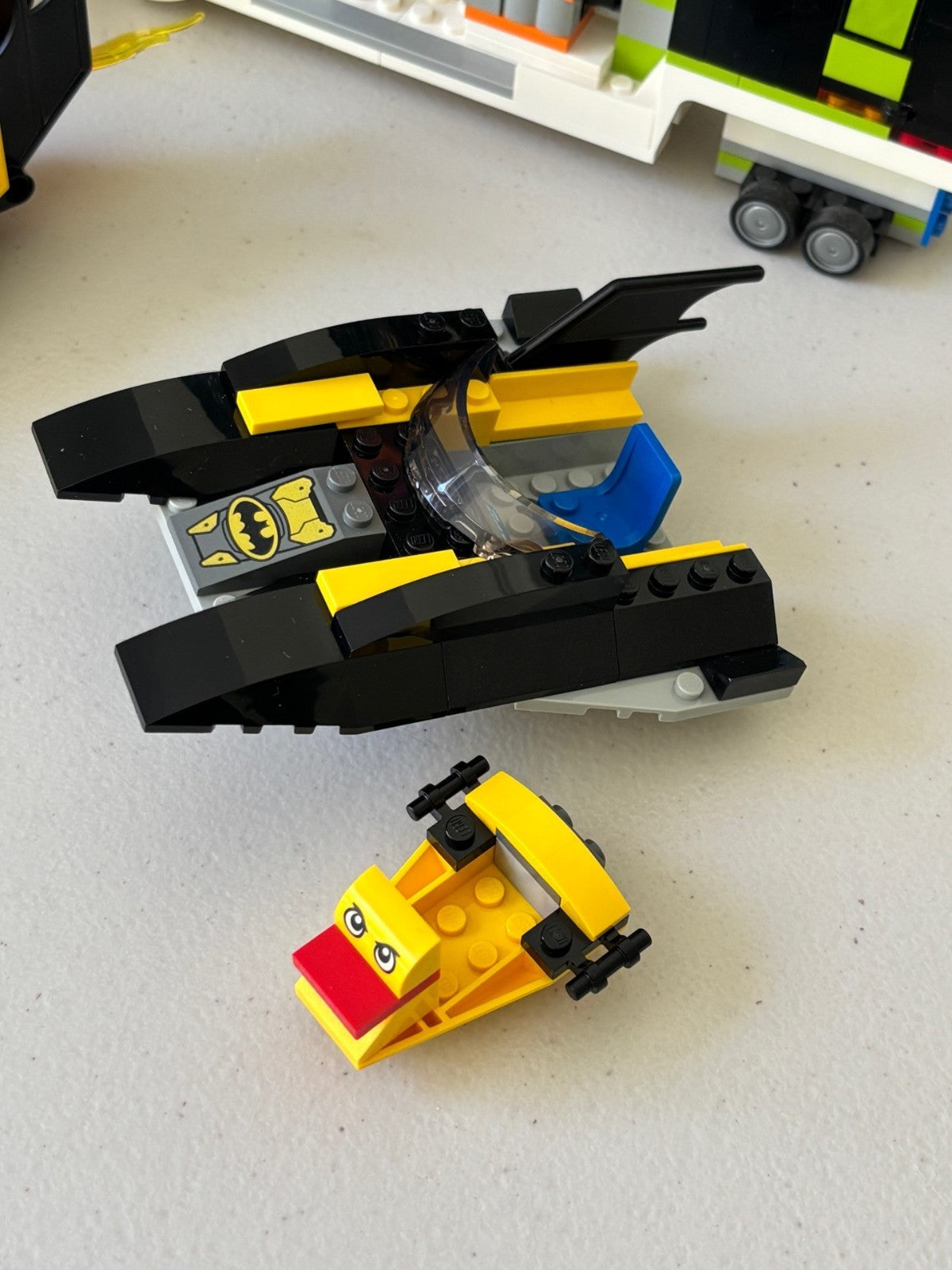 LEGO Lot of Car Gaming Truck Boat Batman Parts Vehicle comes as shown (Lot A)