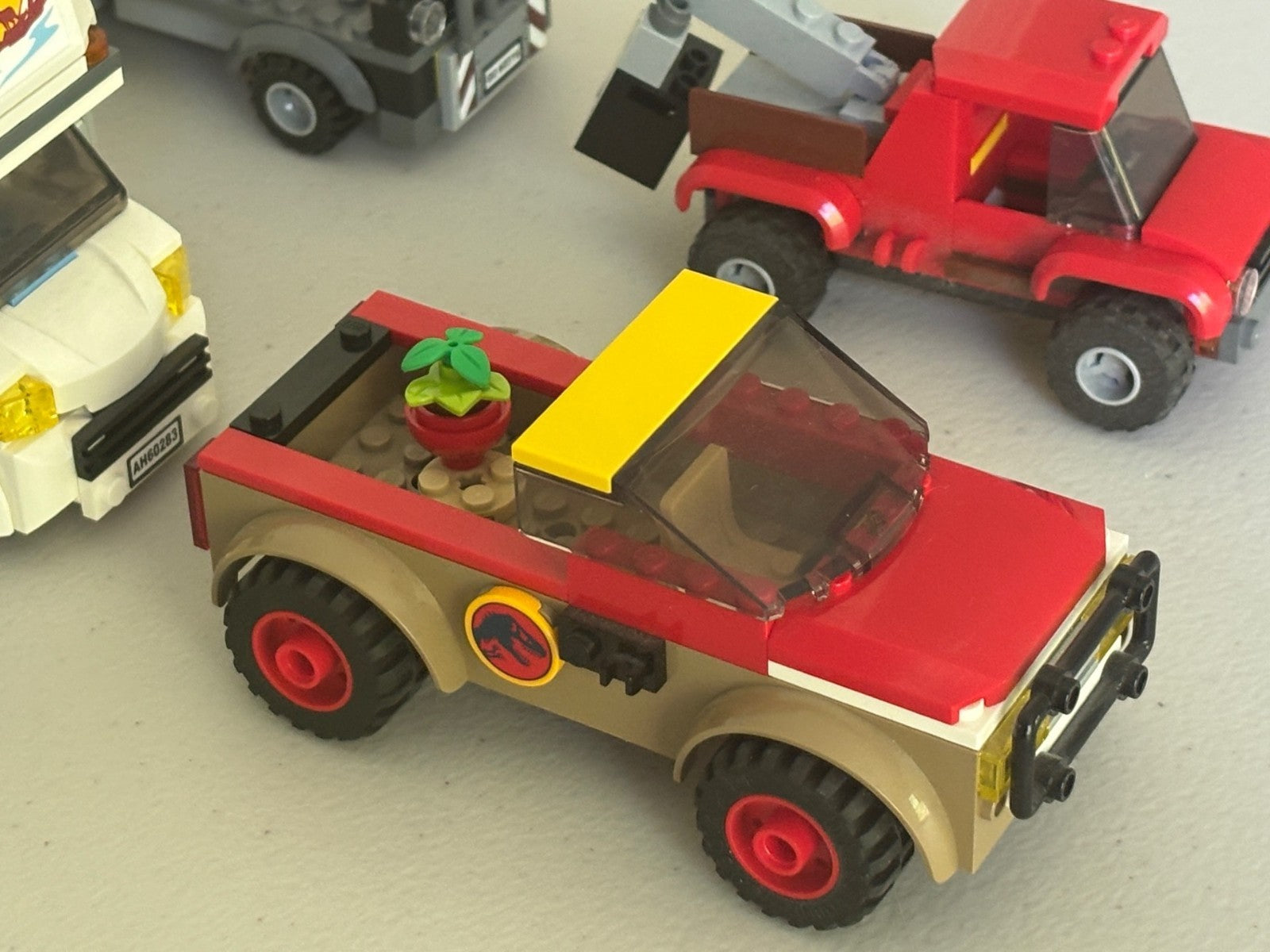 LEGO Lot of Cars CAMPER VAN PICK UP TRUCK  TOW Vehicle comes as shown (Lot C)