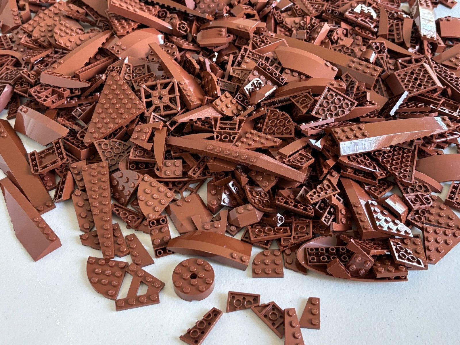 SHIPS FREE!! LEGO BULK LOT 100 REDDISH BROWN WEDGE WING CORNER PLATES STAR WARS