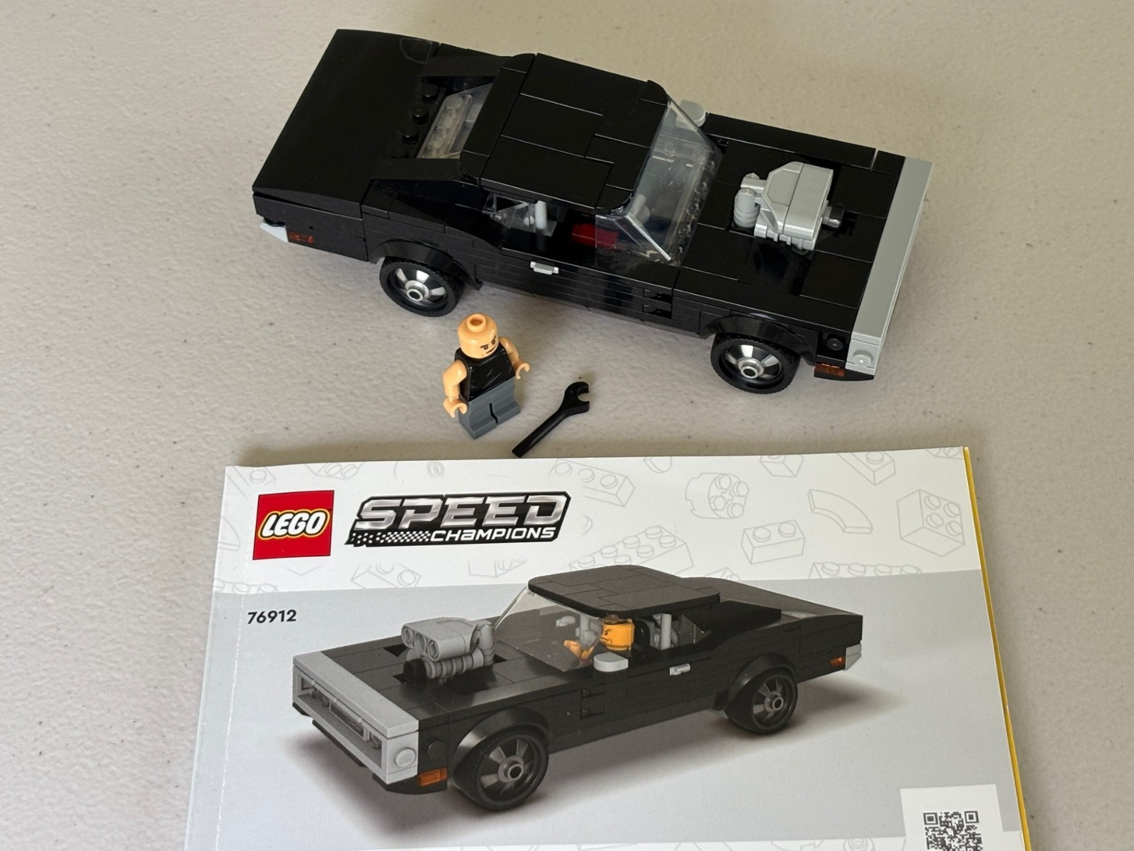 LEGO Speed Champions 76912 Fast & Furious Dodge 1970 R/T Charger Complete Rare