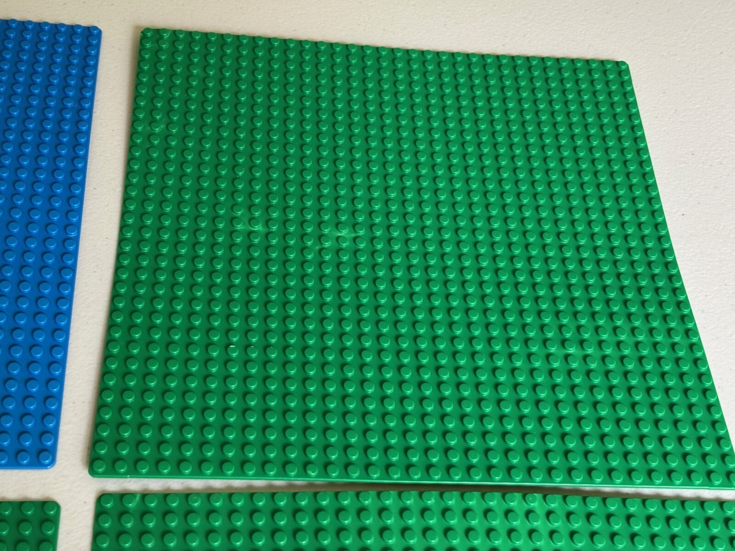 LEGO x 4 3811 Blue Green Base Plate Baseplate 32x32 - 32 x 32 - 10" x 10 " inch