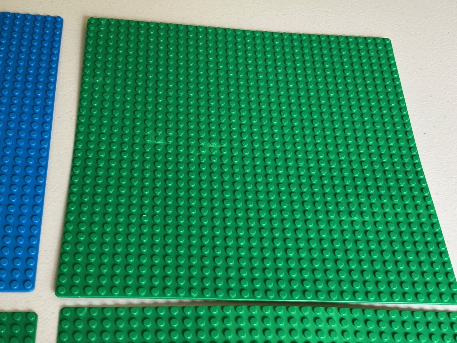 LEGO x 4 3811 Blue Green Base Plate Baseplate 32x32 - 32 x 32 - 10" x 10 " inch