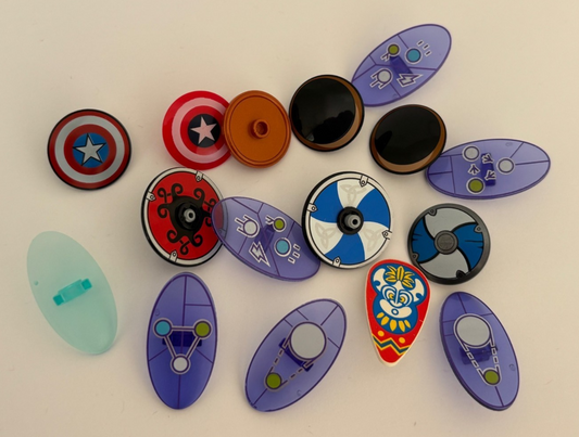 Lego Minifigure Castle Viking Super Hero Shield Large Lot  (lot E)