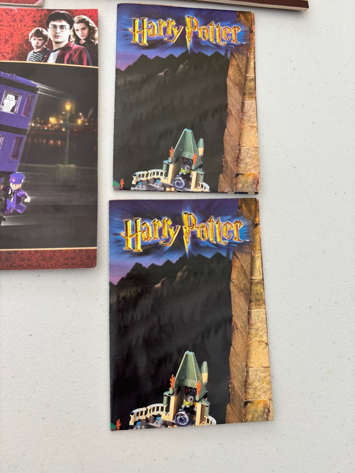 LEGO HARRY POTTER 4841 4840 THE BURROW INSTRUCTION BOOK BOOKLETS MANUALS ONLY