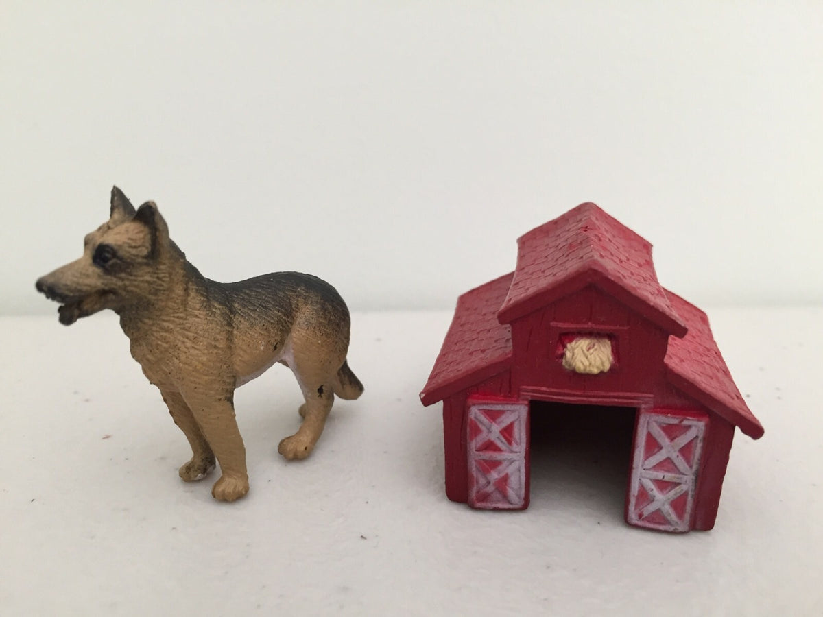 SAFARI LTD Lot of 5 Mythical Griffin, Harp Seal, German Shepard, Dolphin, Barn