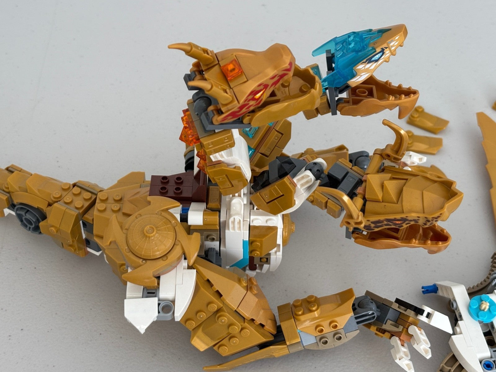 LEGO 71774 Ninjago Lloyd's Golden Ultra Dragon. Incomplete Golden Dragon Only