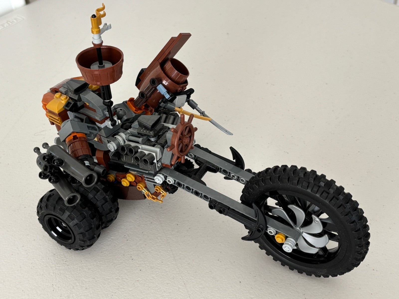 LEGO The LEGO Movie 2 MetalBeard's Heavy Metal Motor Trike 70834 Incomplete