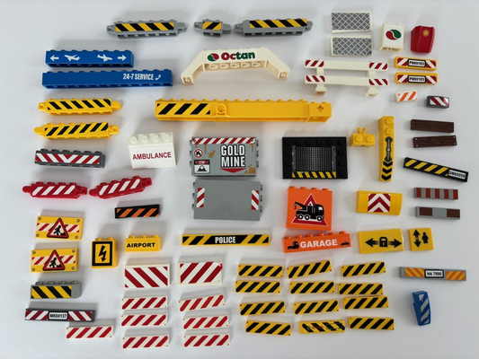 LEGO Lot 68 Train Road Tile Brick Decorate Decal Printed Sticker Construction (A