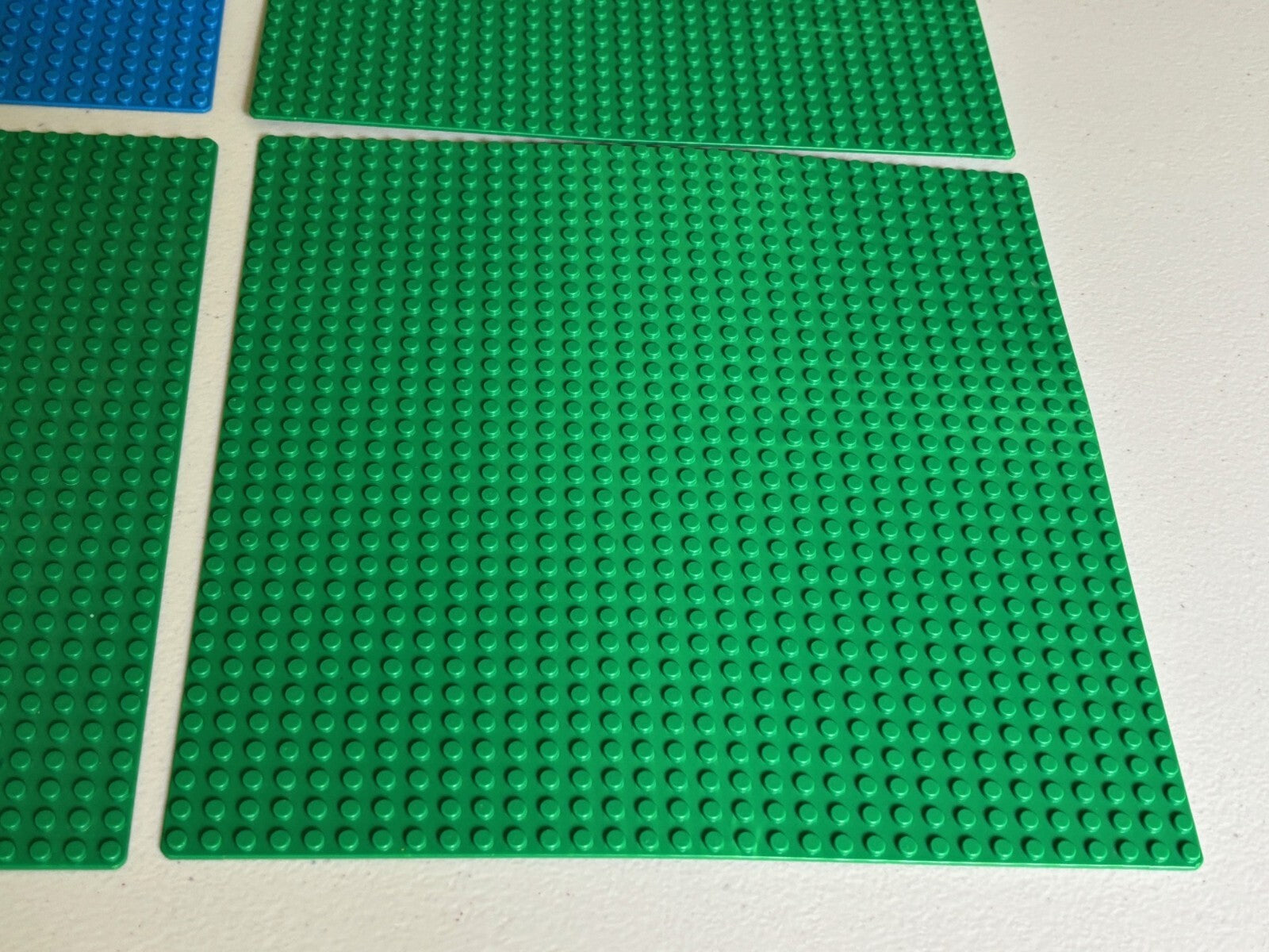 LEGO x 4 3811 Blue Green Base Plate Baseplate 32x32 - 32 x 32 - 10" x 10 " inch
