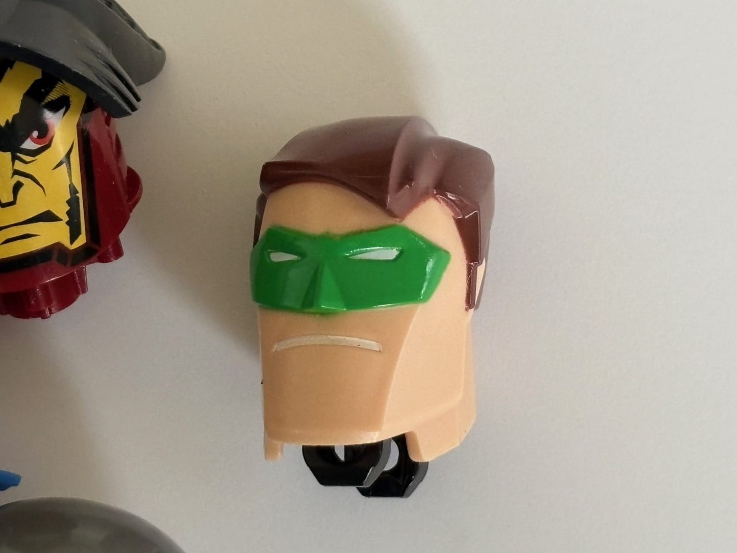LEGO Parts Large Figure Head lot of 6 Hulk Star Wars Green Lantern etc