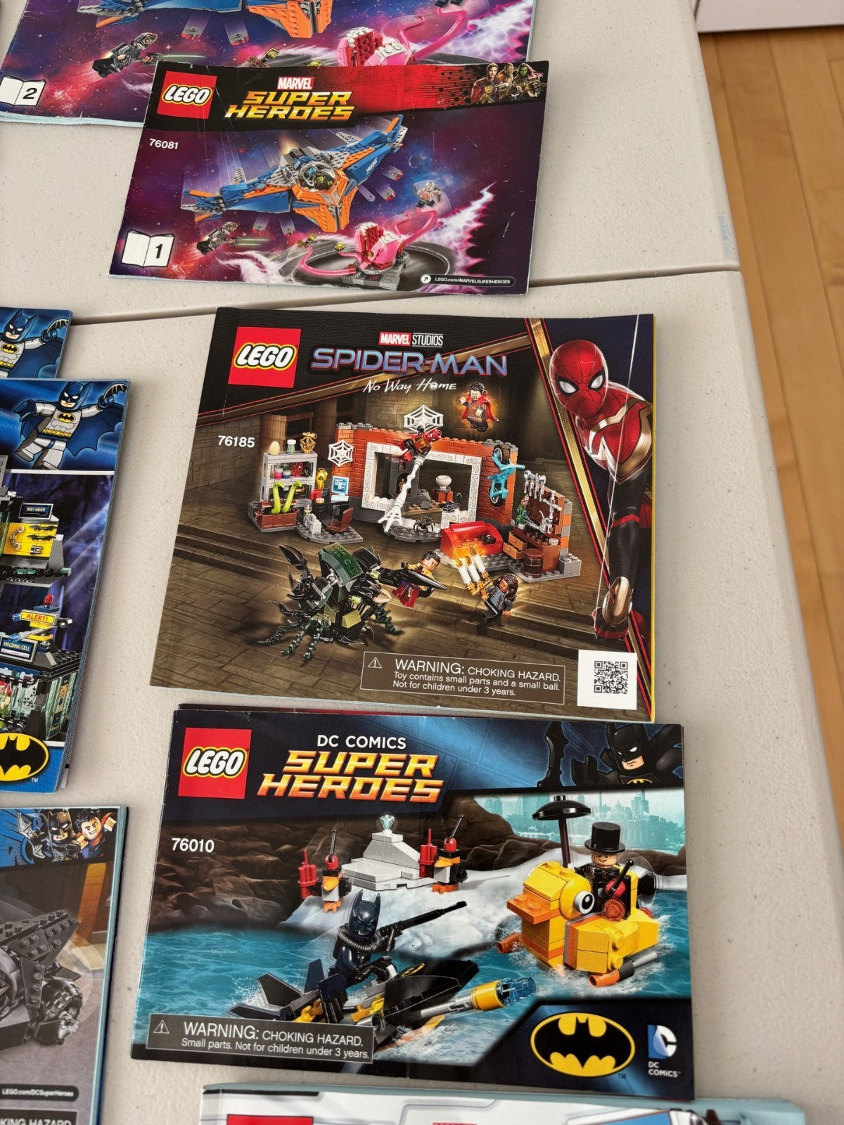 LEGO SUPER HEROS AVENGERS INSTRUCTION BOOK MANUAL ONLY LOT 76125 76131 6860 6869