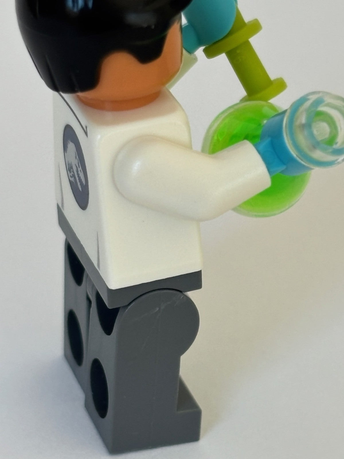 LEGO Dr. Wu Minifigure Jurassic World 75919 Park Doctor Mad Scientist