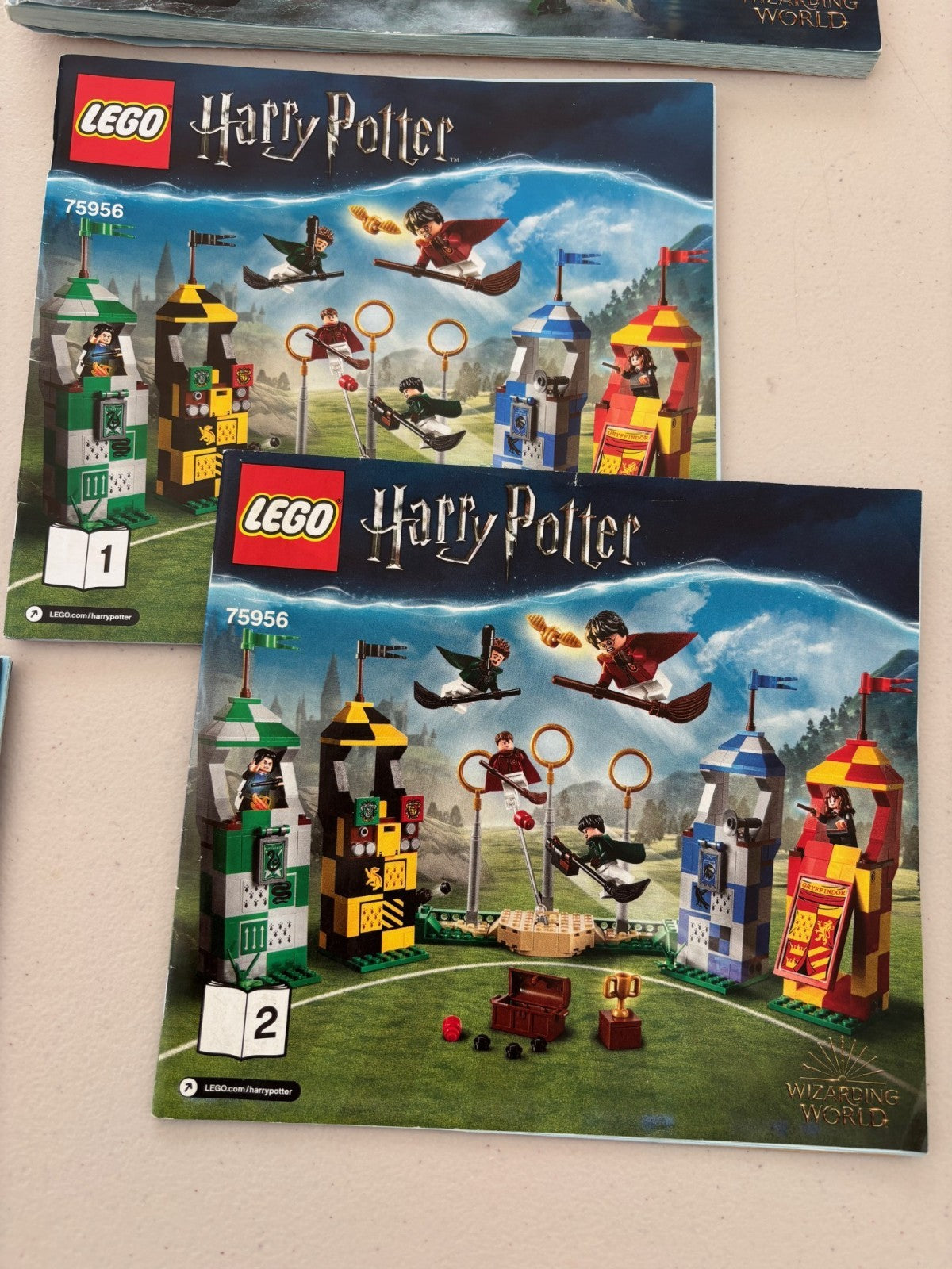 LEGO HARRY POTTER  INSTRUCTION BOOK BOOKLETS MANUALS ONLY 75954 75953 75956 (A)