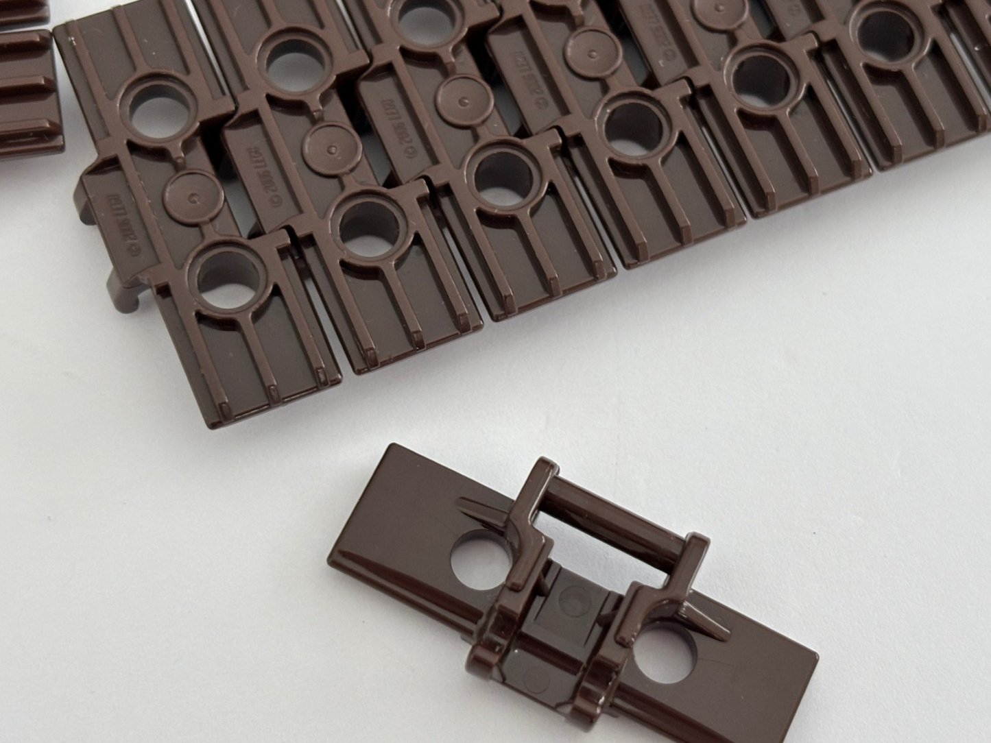 LEGO Bulk Dark Brown Medium Nougat Tread Lot of 84 Part 57518 Technic Link Track