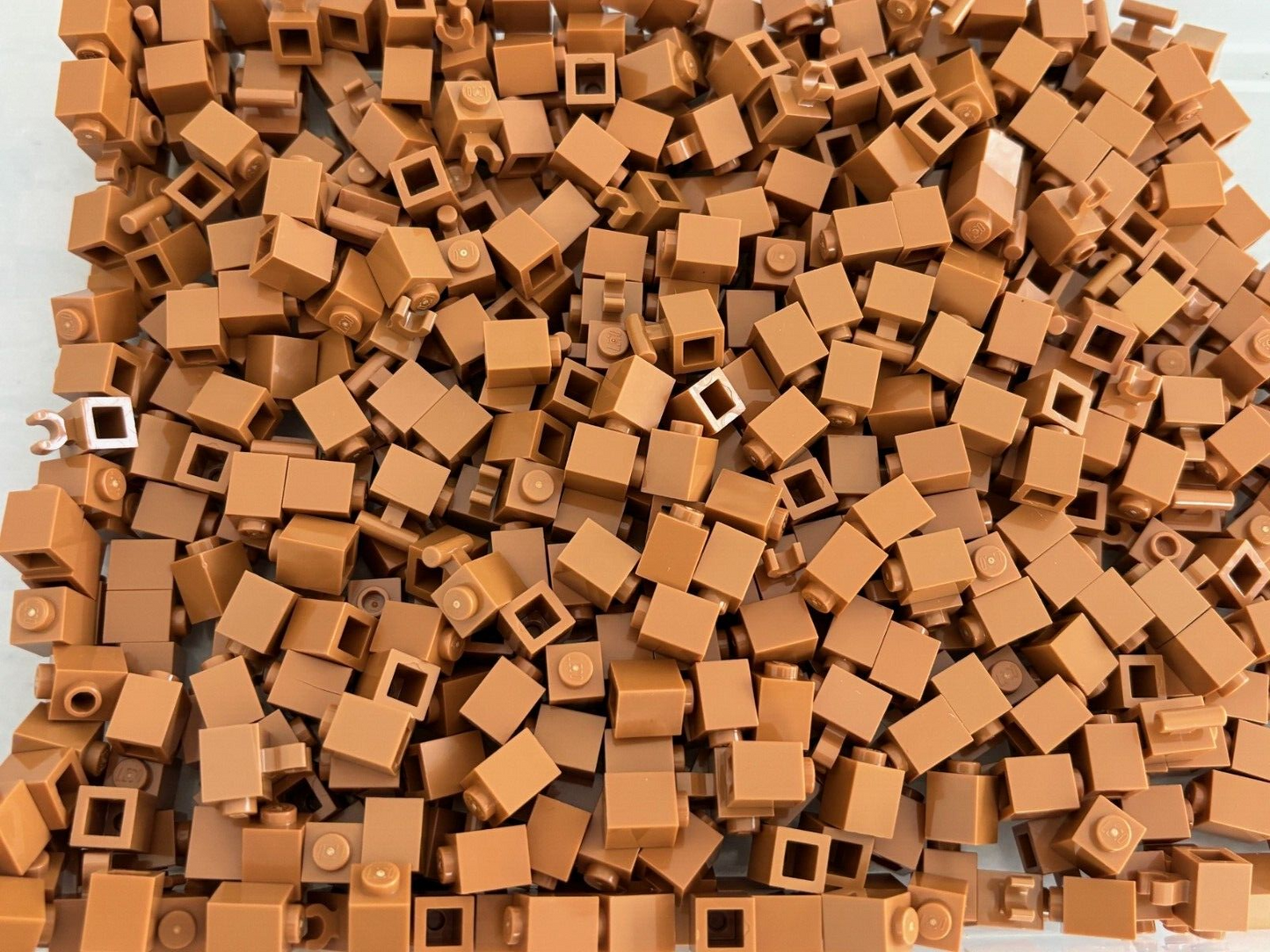 SHIPS FREE!! Lego 1x1 Brick MEDIUM NOUGAT 3005 Mixed types 1x1 Bricks Lot of 50