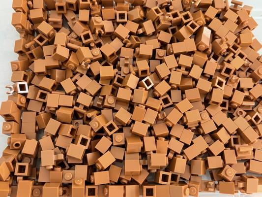 SHIPS FREE!! Lego 1x1 Brick MEDIUM NOUGAT 3005 Mixed types 1x1 Bricks Lot of 50