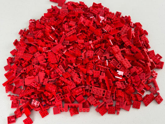 SHIPS FREE!! LEGO BULK LOT of 50 RED BRACKETS BRACKET