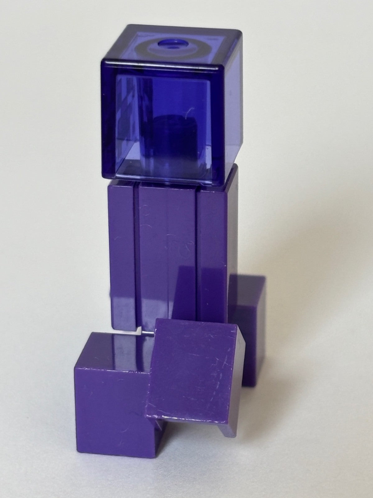 LEGO - Minecraft Creeper, Enchanted Creeper minifigure (min100) from set 21176