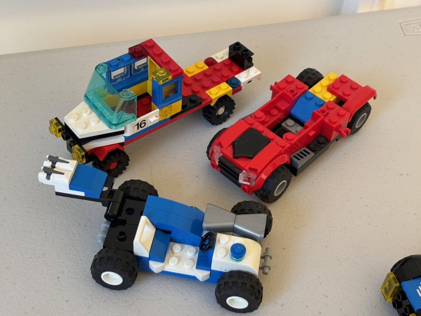 LEGO Lot of 15 Car Monster Dragon Truck Boat Police Parts Lot INCOMPLETE Vehicle